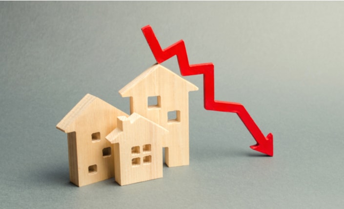 property stocks falling market down loss revenue failure 1 11