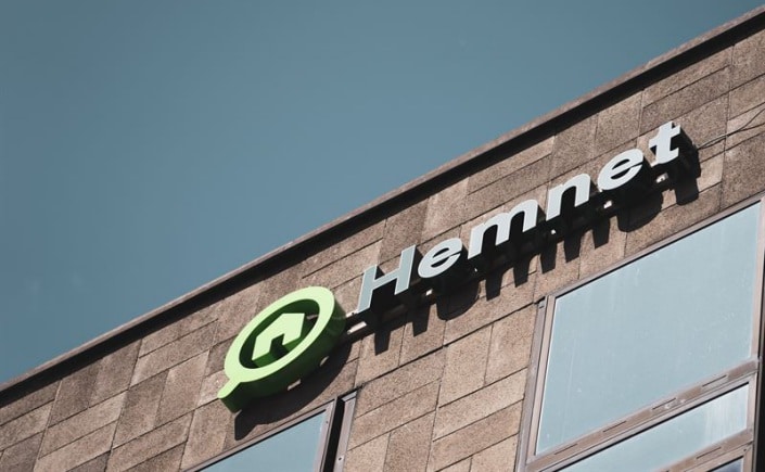 Hemnet Building With Logo Editado