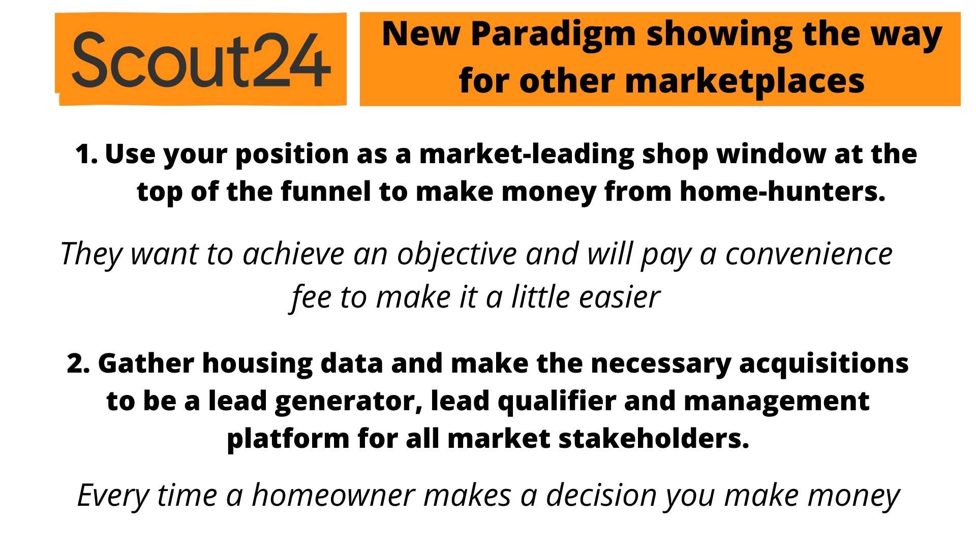 Scout24'S New Online Classifieds Paradigm