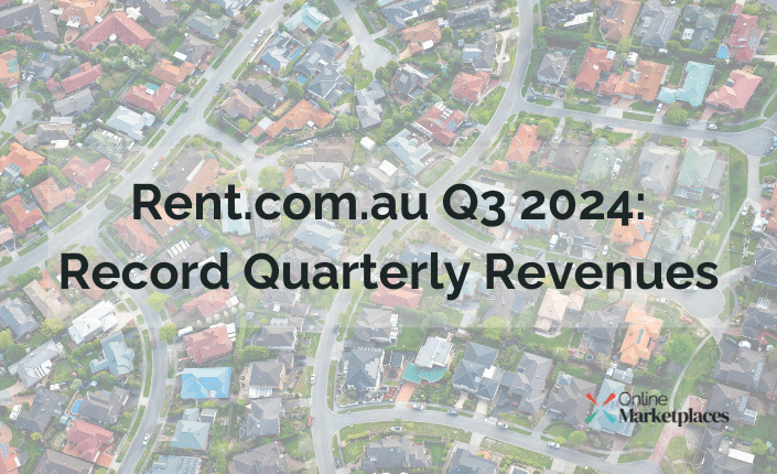 Rent.com .Au Q3 Revenus Up