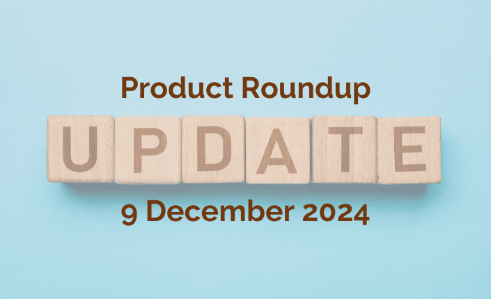 Product Roundup 9Dec